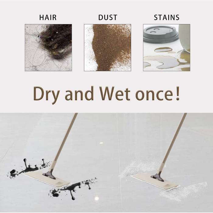 Microfiber Replacement Mop Pads 16 x 5.5 Inches (4 Pcs)